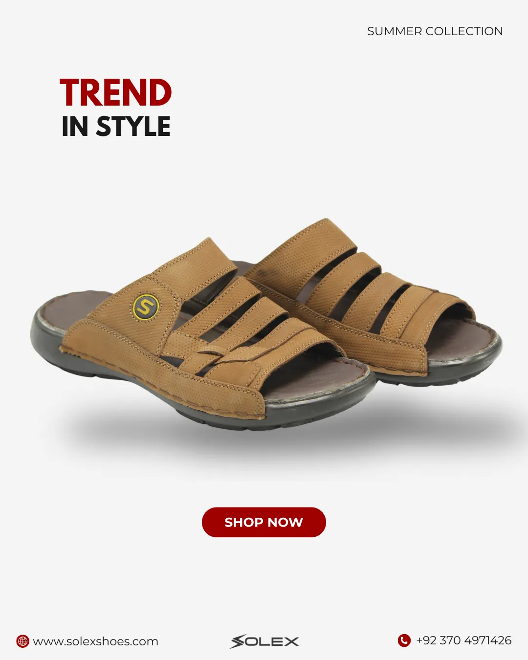 Men's Leather Slipper ( Medicated )
