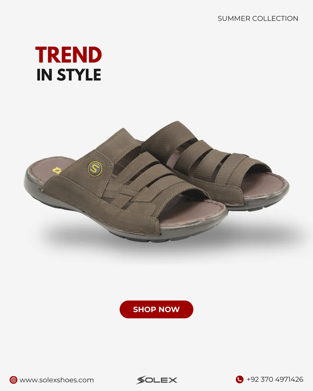 Men's Leather Slipper ( Medicated )