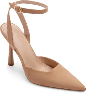 Mesh Closed Pointed Toe High Heels for Women