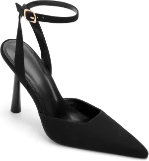 Mesh Closed Pointed Toe High Heels for Women
