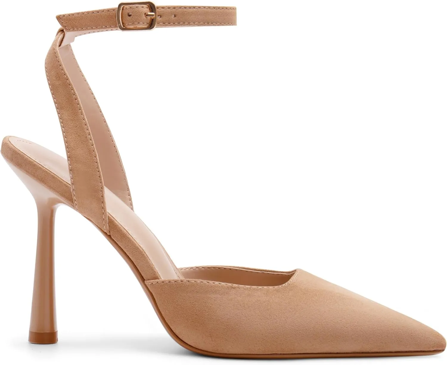 Mesh Closed Pointed Toe High Heels for Women