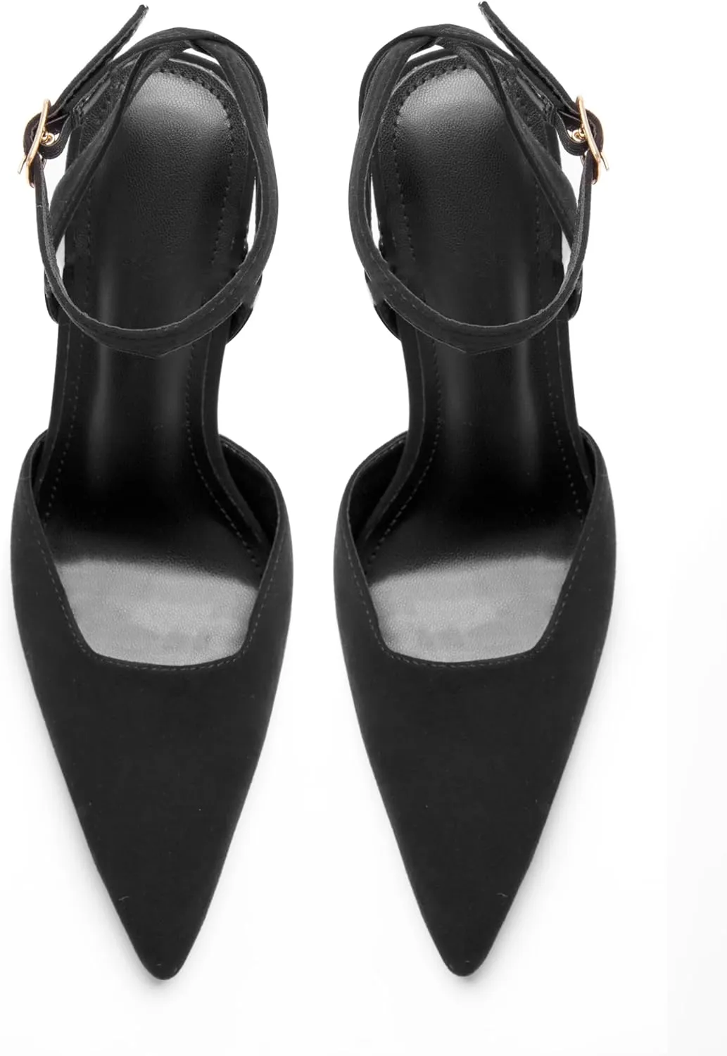 Mesh Closed Pointed Toe High Heels for Women