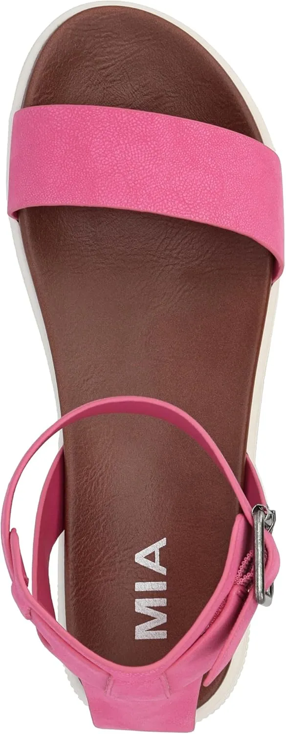 MIA Shoes Ellen Womens Ankle Strap Platform Sandals