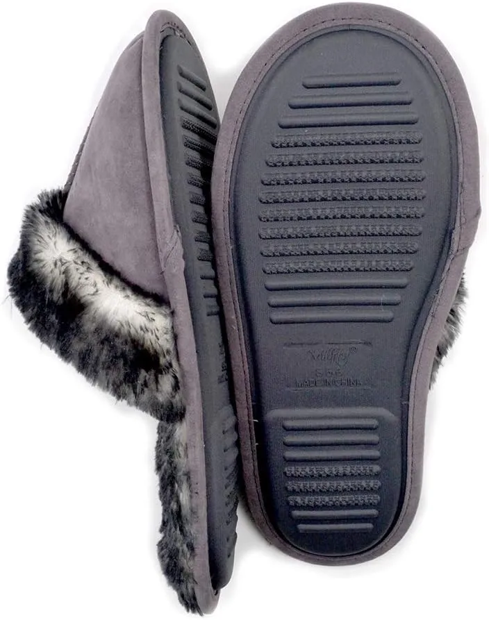 Millffy Faux Fur Slip On Unisex Mans Womens House Slipper with Memory Foam Slippers Shoes
