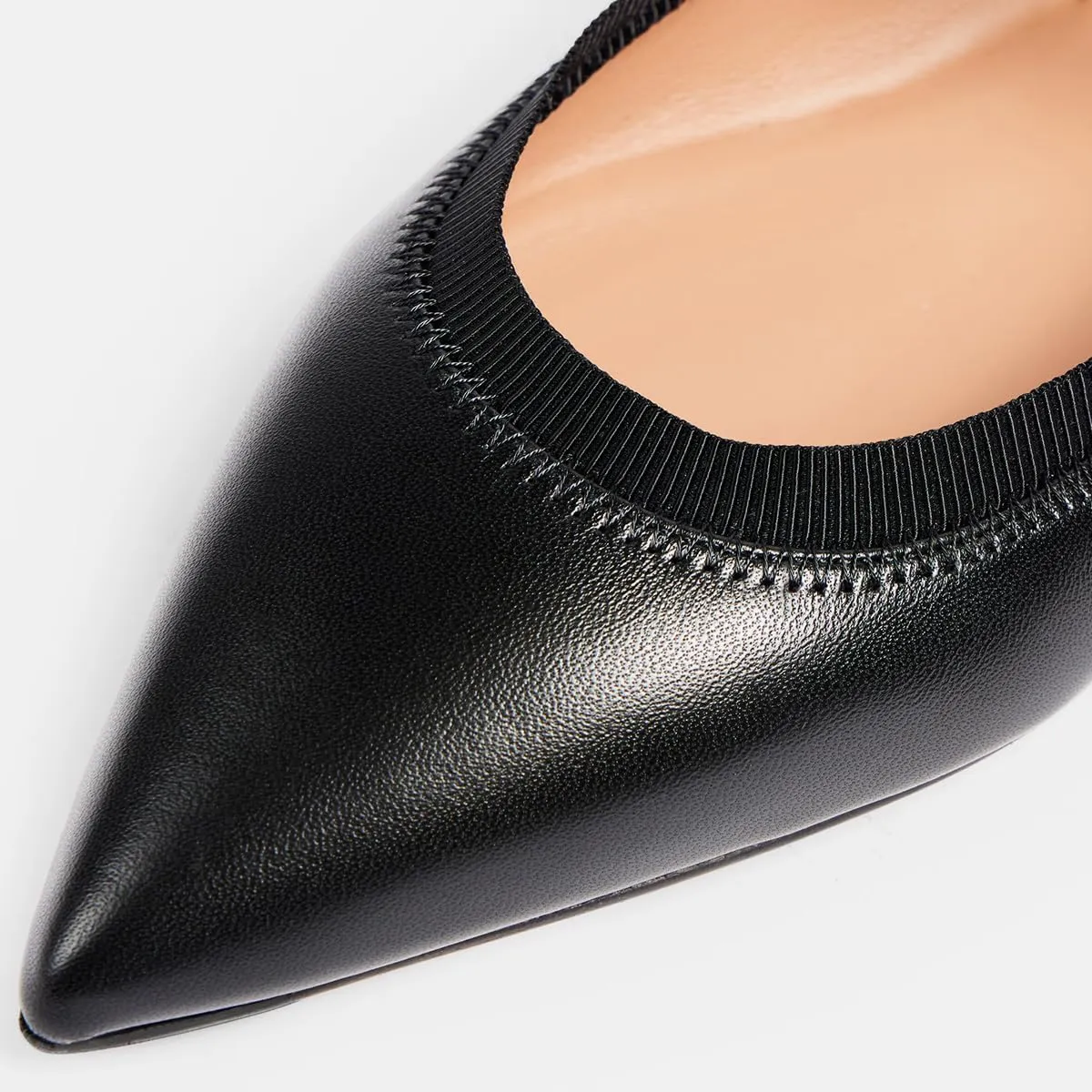 miss left Women Classic Pointed Toe Pearls Single Strap Buckle Flat Mary Janes Comfy Party Dance Ballet Shoes Size 4-16 US