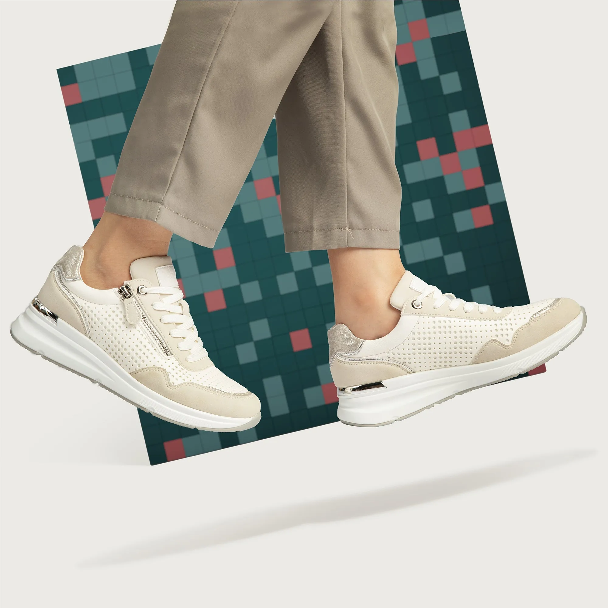 MISSCAI Sneakers da Donna All'aperto Leggere e Traspiranti Scarpe Sportive Casual Fitness WSC250534