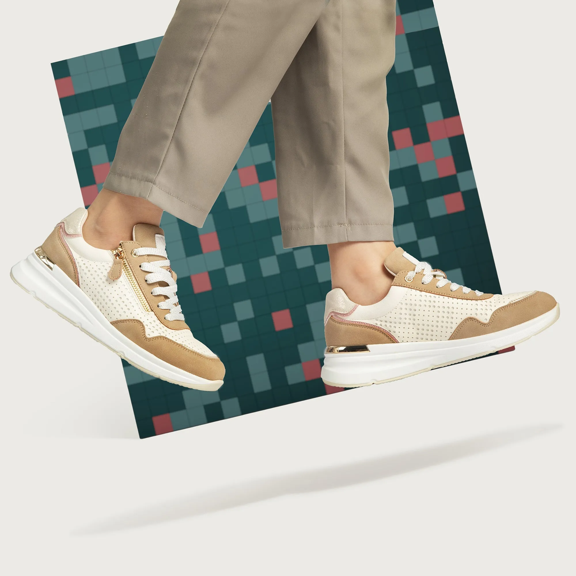 MISSCAI Sneakers da Donna All'aperto Leggere e Traspiranti Scarpe Sportive Casual Fitness WSC250534