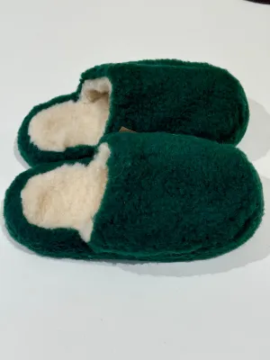 Mule Slipper - Dark Green