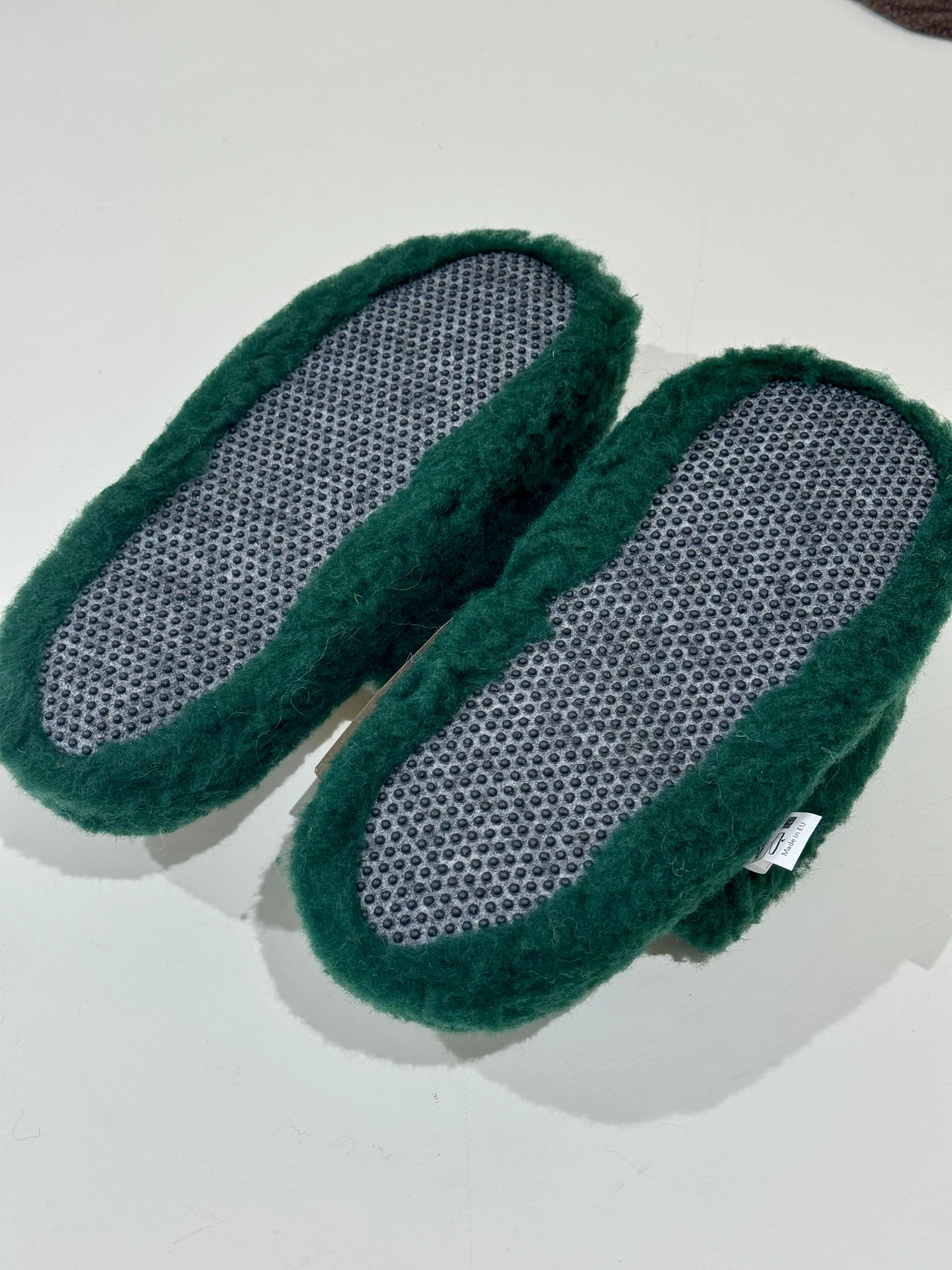 Mule Slipper - Dark Green