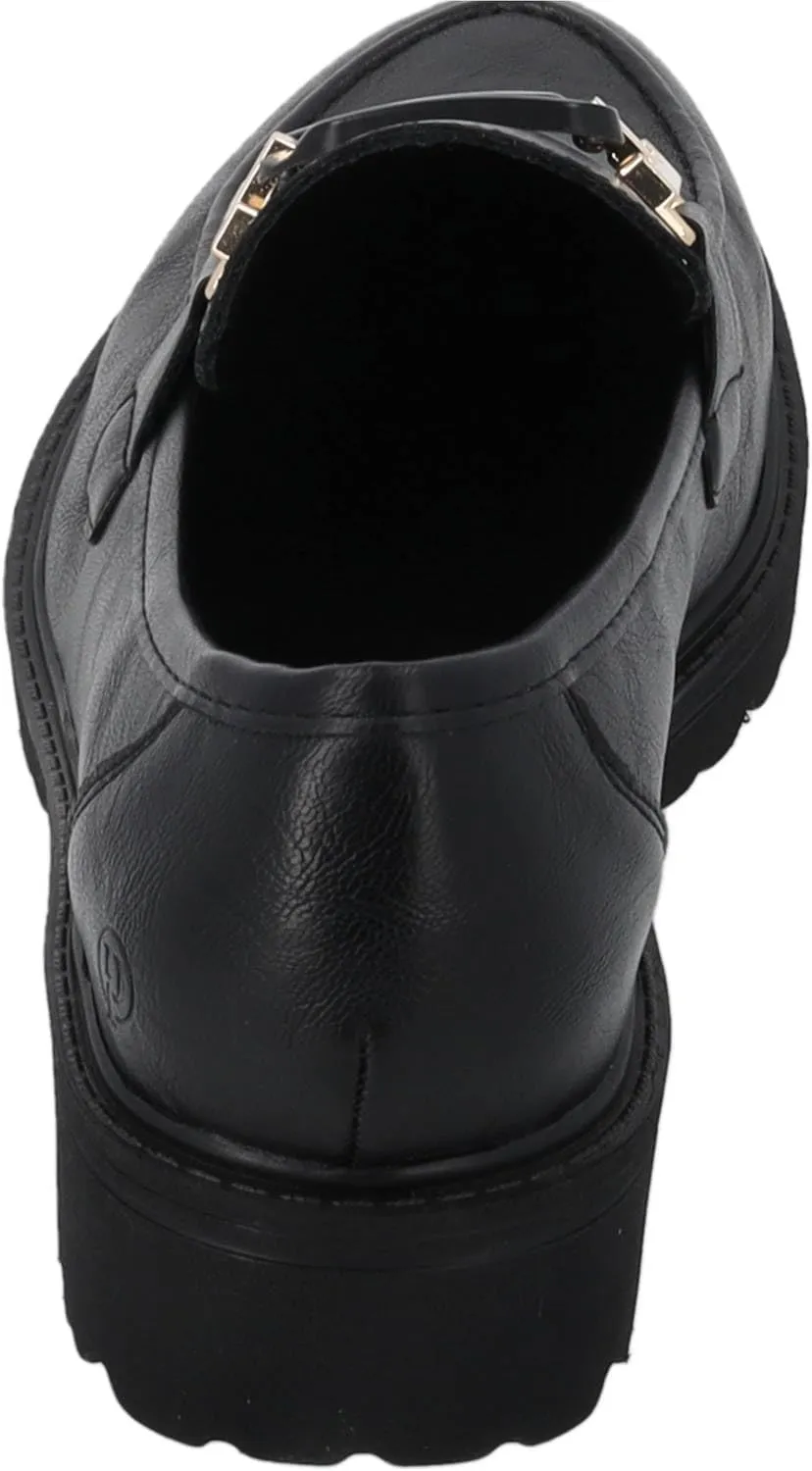 Mungrars Women's Moccasins - Elegant Slippers in Trendy Colours - Comfortable Loafers with Decorative Buckle - Fashionable Low Shoes