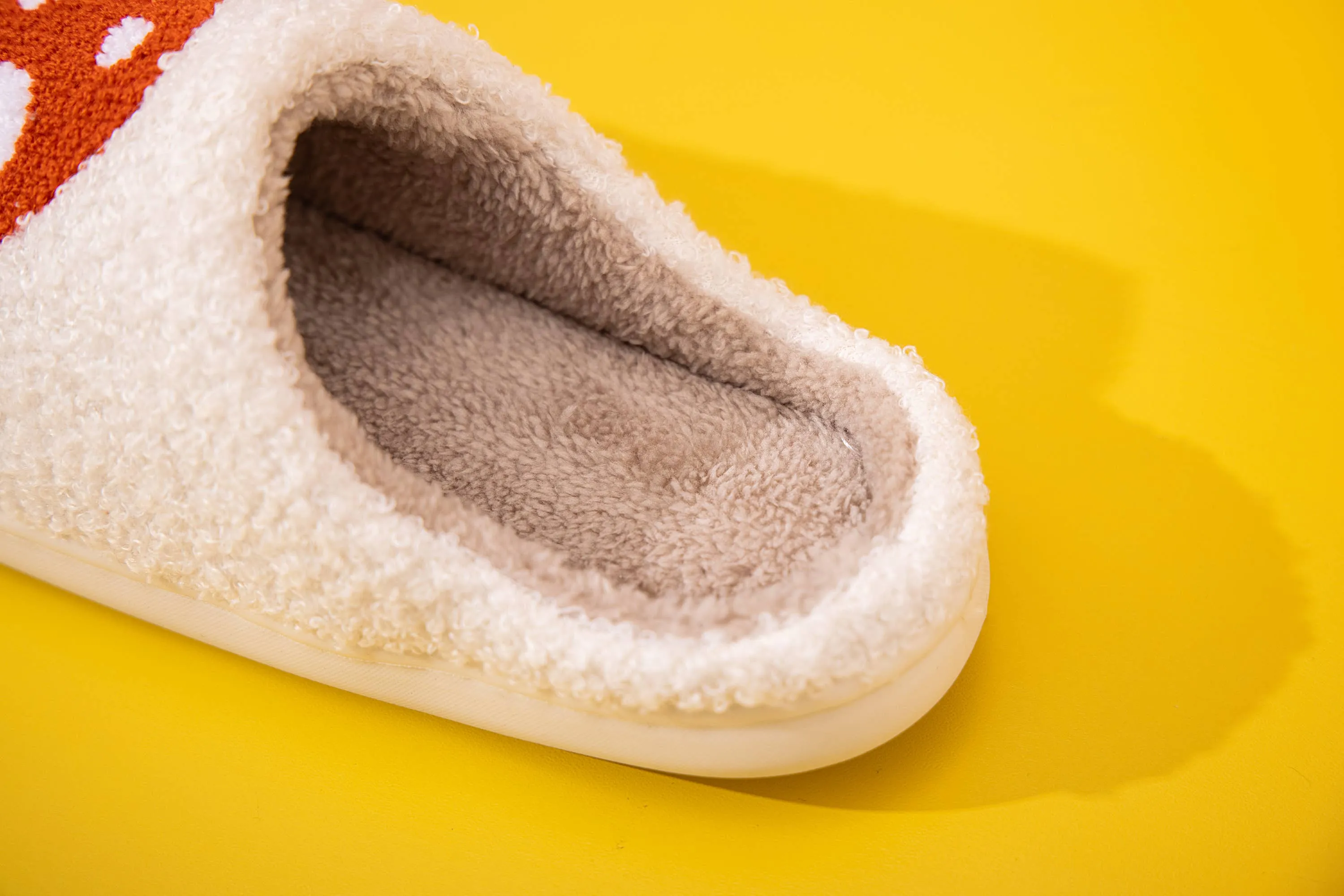 Mushroom Illustrated House Slippers | Small