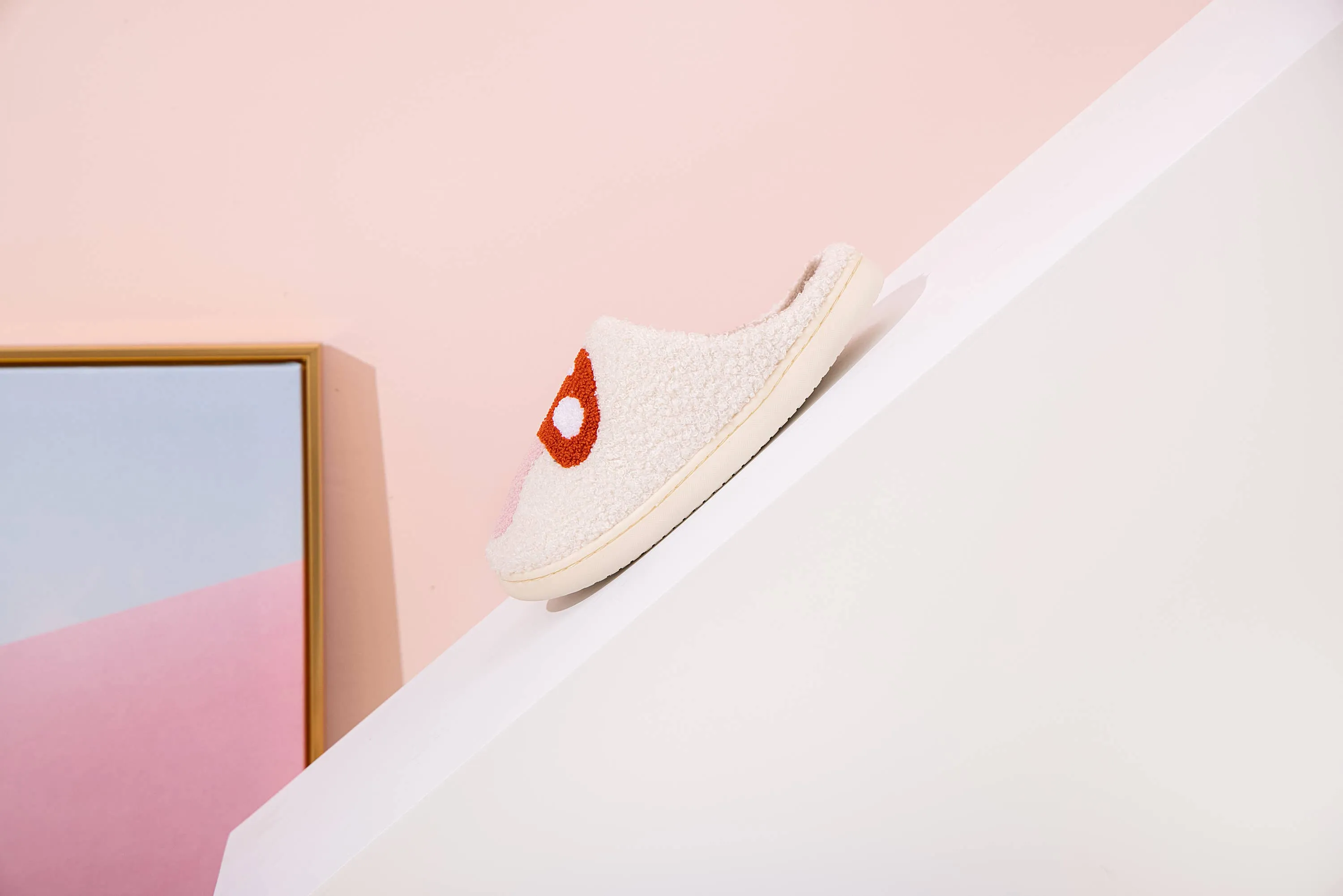 Mushroom Illustrated House Slippers | Small