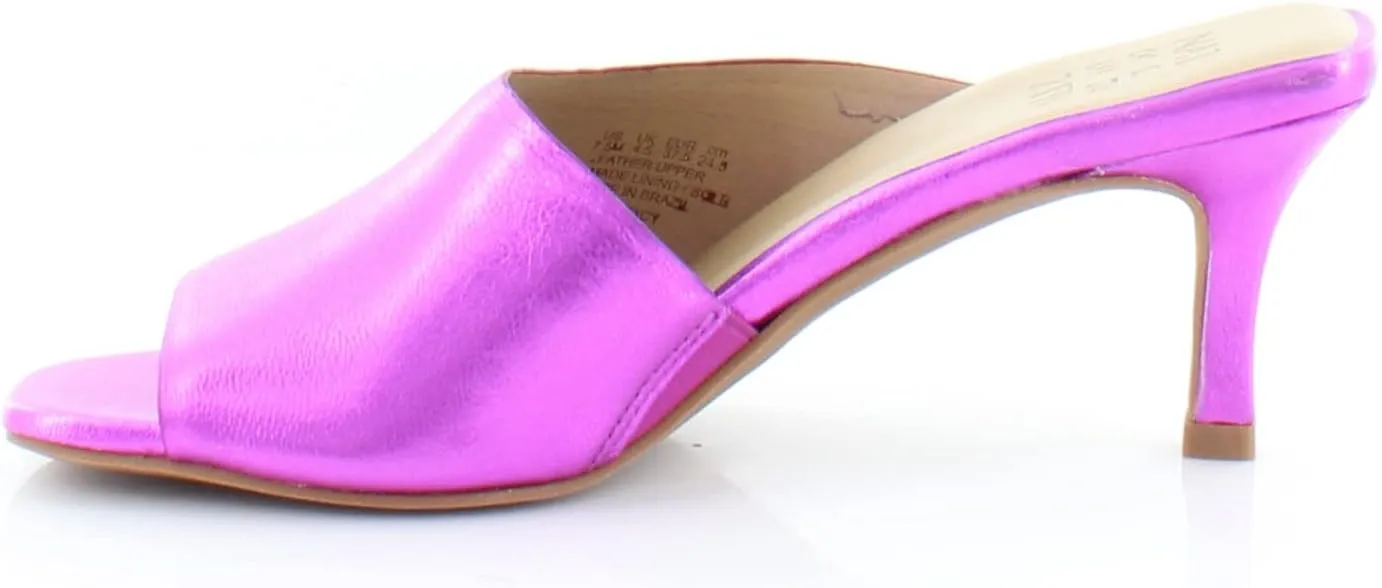 Naturalizer Women's Stacy Leather Slip-On Mule Sandal