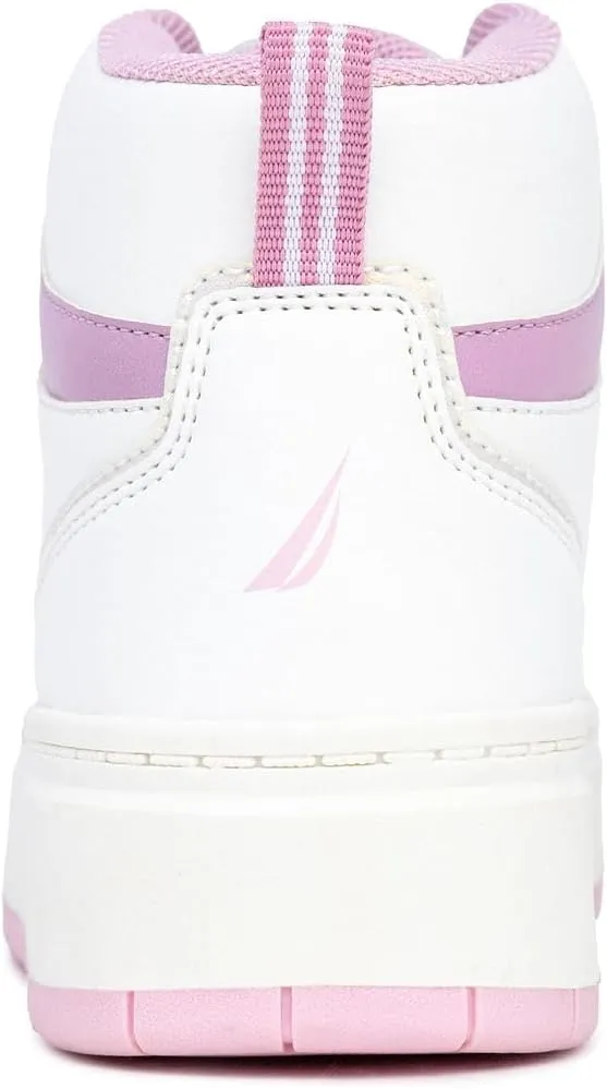 Nautica Kids Sneaker: Lace-Up Fashion Shoe with Boot-Like High Top Design for Boys and Girls (Big Kid/Little Kid Sizes) - Horizon