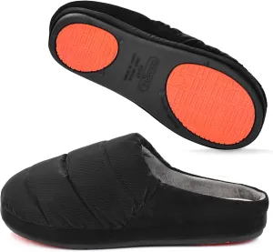 Non Slip House Slipper, Goose Down Fuzzy Memory Foam Slippers, Winter Warm Indoor Shoes for Women and Men