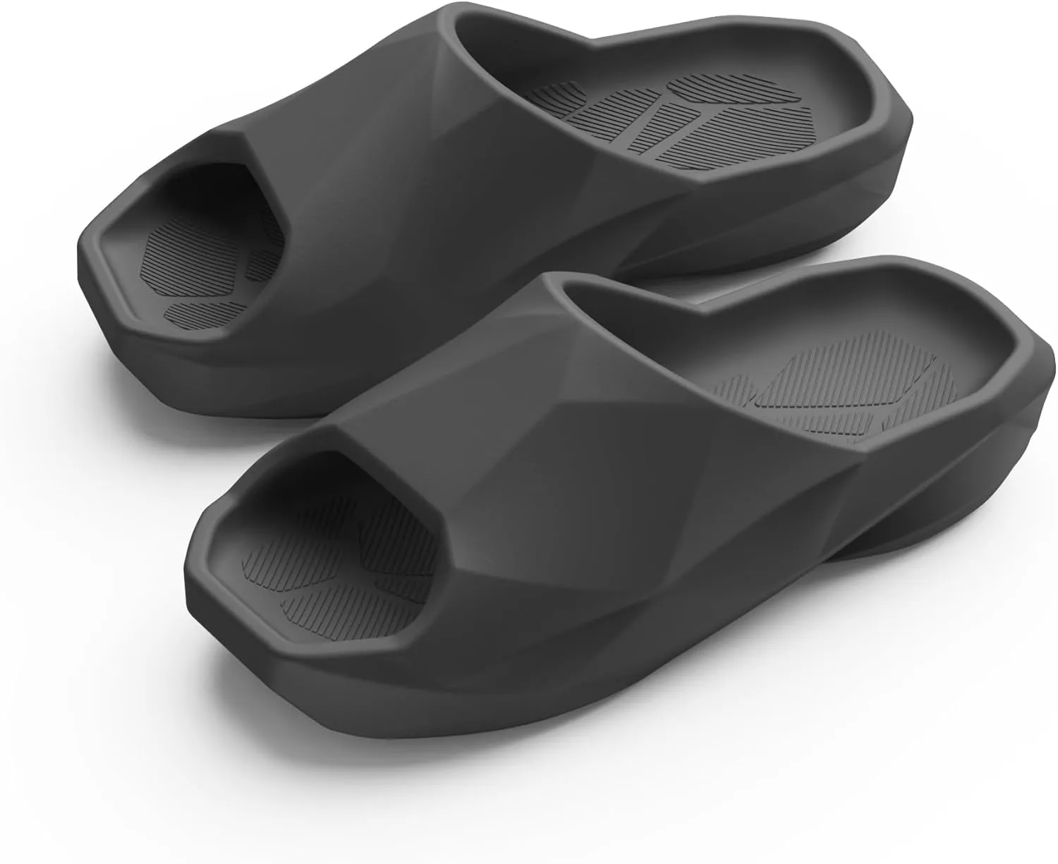 Non Slip Slide Sandals, Open Toe Thick Sole Summer Slippers for Outdoor Casual House