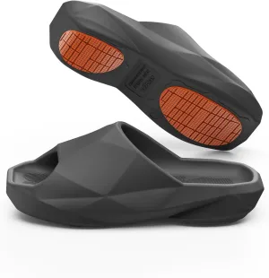 Non Slip Slide Sandals, Open Toe Thick Sole Summer Slippers for Outdoor Casual House