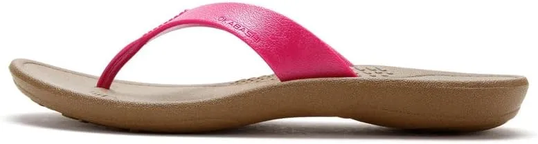 OKABASHI Women's Breeze Flip Flop | Contoured Footbed w/Arch Support for All-Day Comfort | Slip-Resistant & Waterproof | Sustainably Made in The USA
