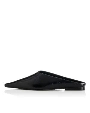 Olive Black Oily Flat