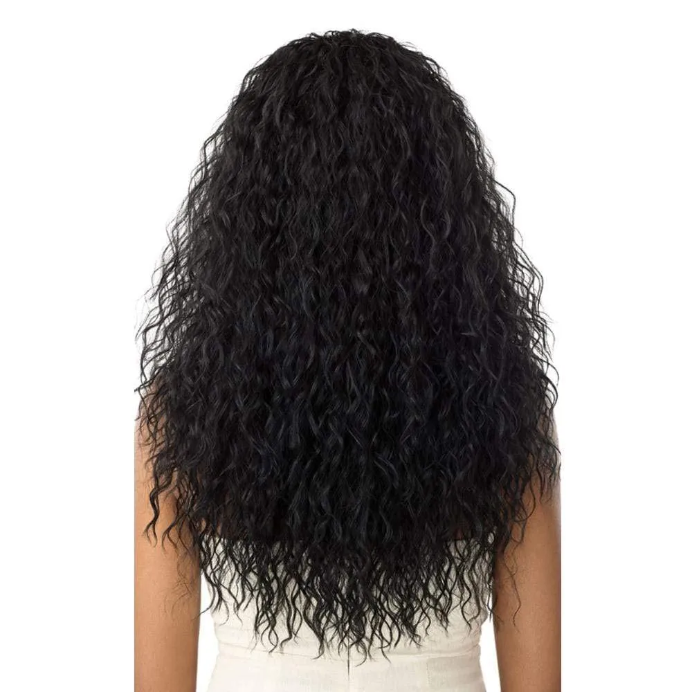 Outre Quick Weave Wet & Wavy Half Wig BEACH CURL 24" (DR27)