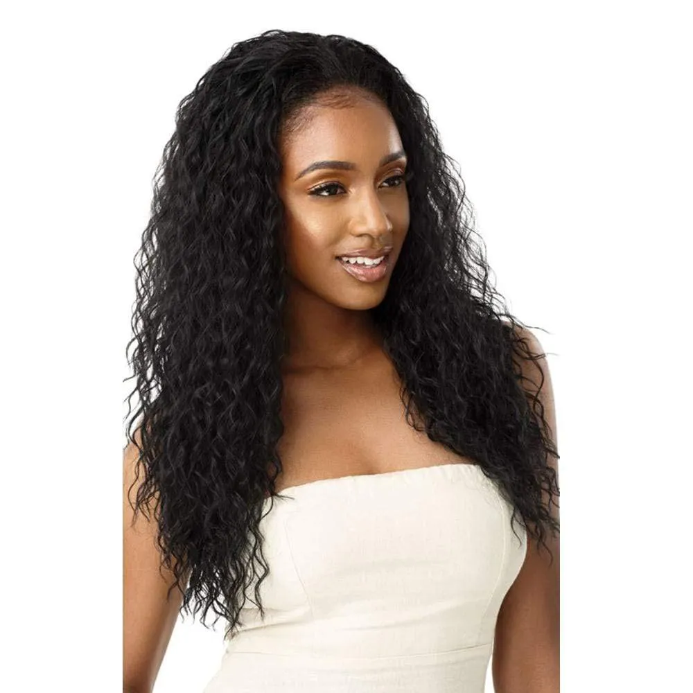 Outre Quick Weave Wet & Wavy Half Wig BEACH CURL 24" (DR27)