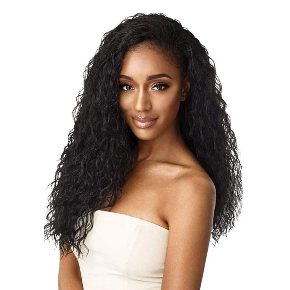 Outre Quick Weave Wet & Wavy Half Wig BEACH CURL 24" (DR27)