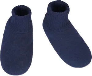 Panda Bros Men's Slipper Socks, Winter Cable Knit Non-Skid Warm Cozy Soft Indoor Socks With Fluffy Sherpa Lined