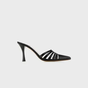 Paris Texas Nadia Mule 75 - Black