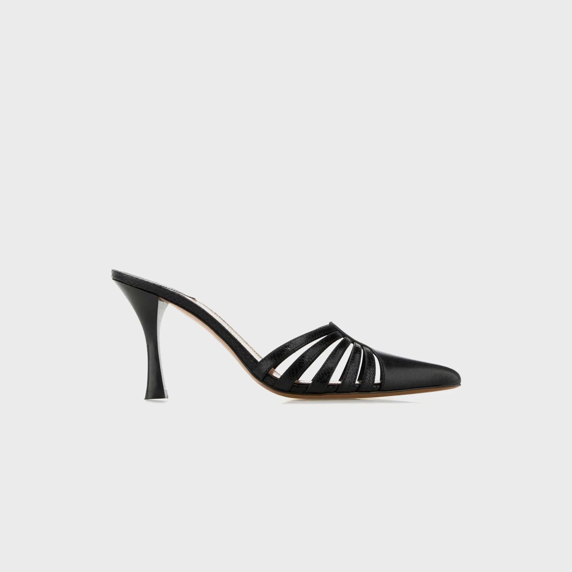 Paris Texas Nadia Mule 75 - Black