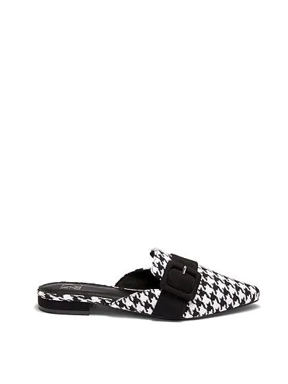 Parker Flat Mule - Houndstooth