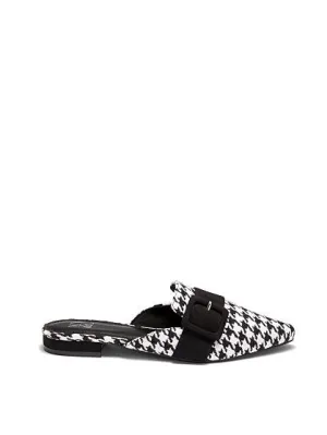Parker Flat Mule - Houndstooth