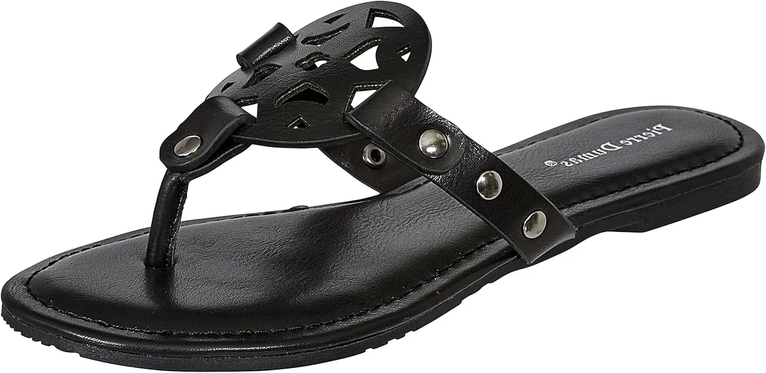 Pierre Dumas Women's Colored Flat Sandals