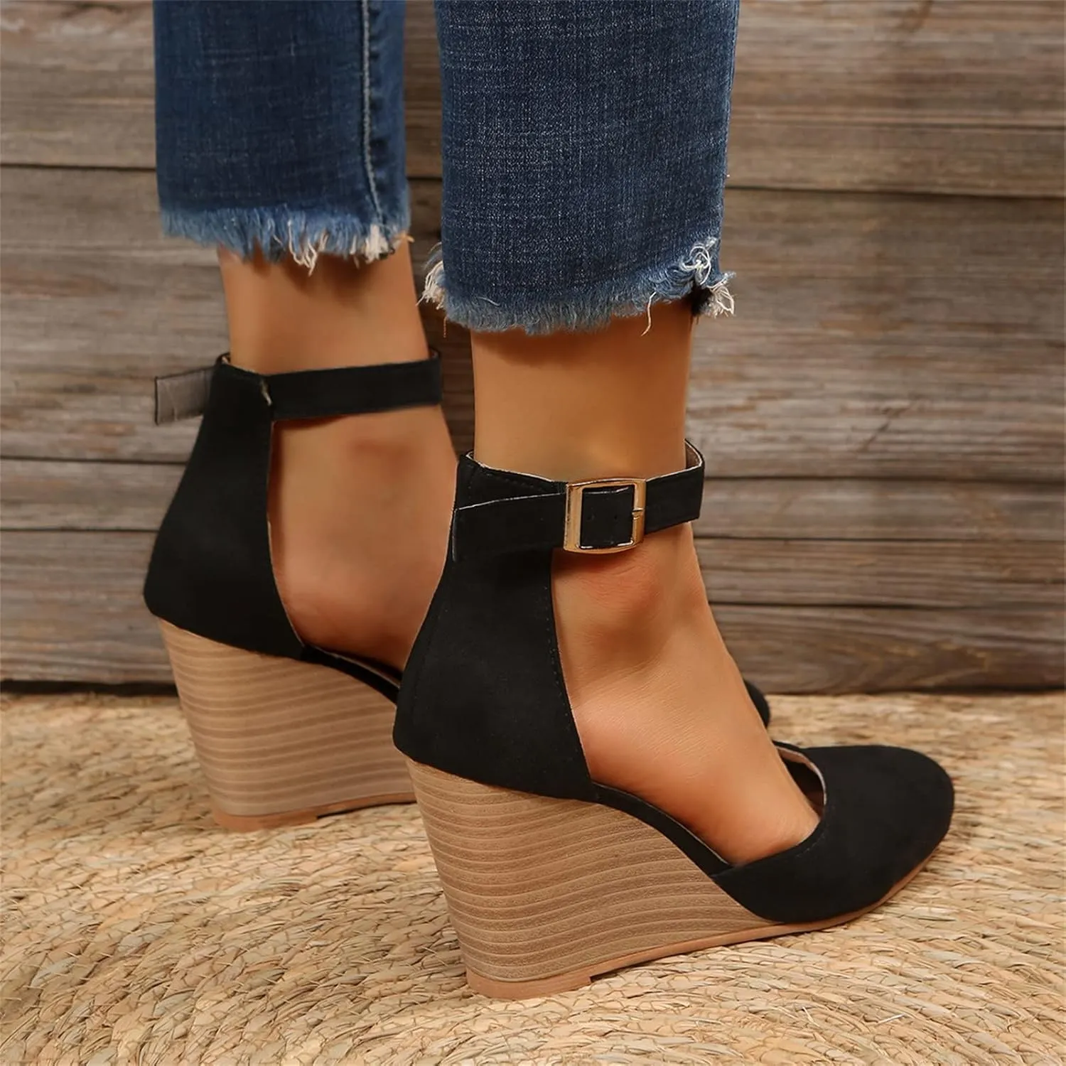 Platform Sandals Women Metallic Accents On Minimalist Straps and Chunky Heel for Versatile Day To Night Styling Orthopedic Sandal Beach Dressy Flip Flops for Wide Toe 2025 Spring