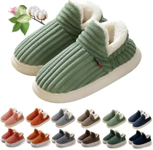 Pluffi-Pluffi Slipper Booties, Pluffi The Cozy Stylish Slipper, Winter Anti-Slip Fuzzy Warm Comfy Cloud Slippers Women Men