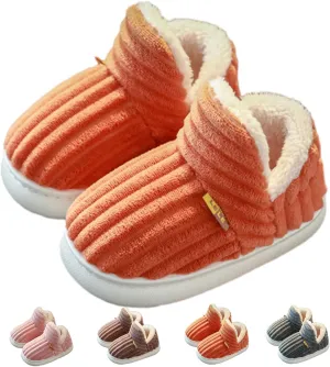 Pluffi Slipper Booties For Kids Women Men, Winter Fuzzy Warm Cute Non-Slip Thick-Soled Slippers, Cozy Plush House Shoes
