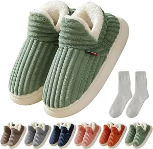 Pluffi Slipper Booties, Pluffi Cozy Stylish Slipper, Winter Fuzzy Warm Thick-Soled Plush House Cloud Slides Men Women