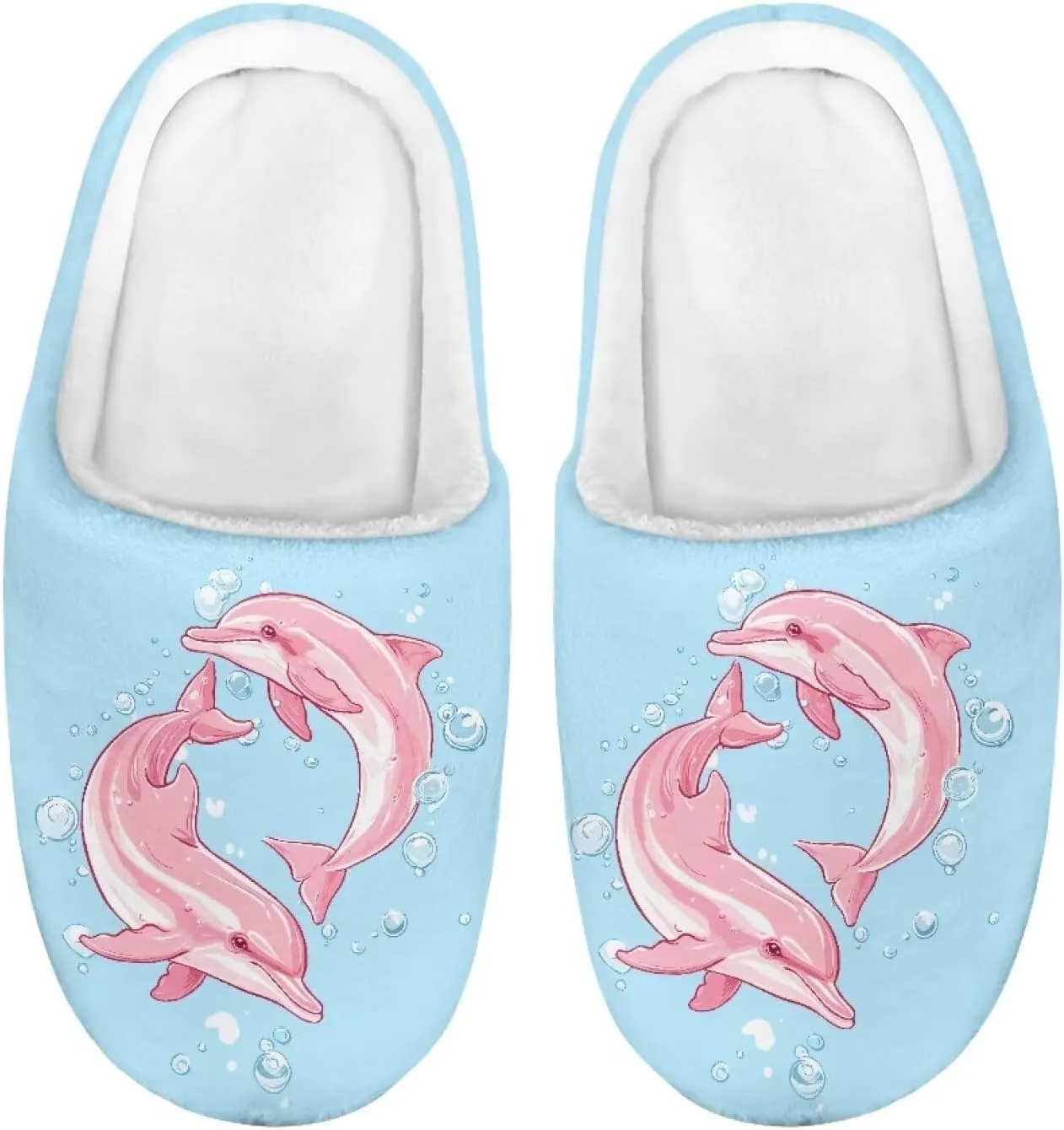 Plush Slippers for Kids Anti-slip House Slippers Warm Bedroom Slippers Cozy House Shoes