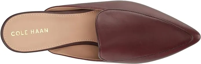 Pointed Automation-ready Bloodstone Haan Cole Slip Mules Shoes Leather Classic Toe Piper Special promotions On