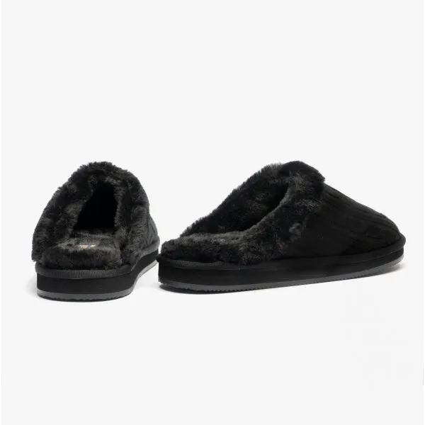 Polo Ralph Lauren KAYLEIGH SCUFF Womens Mule Slippers Black