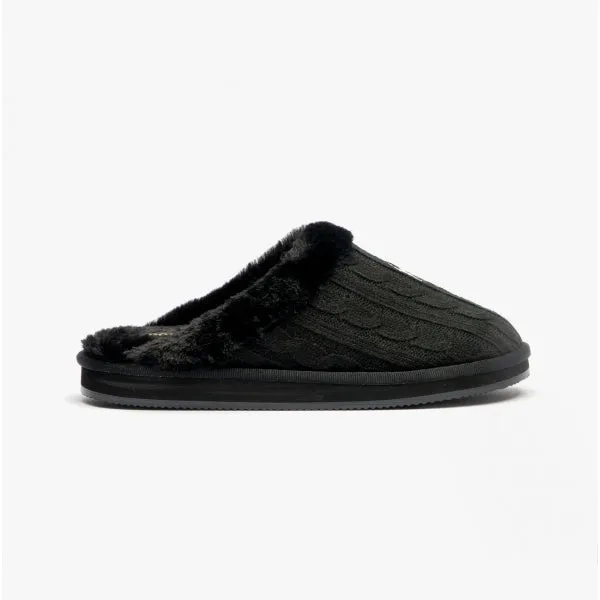 Polo Ralph Lauren KAYLEIGH SCUFF Womens Mule Slippers Black
