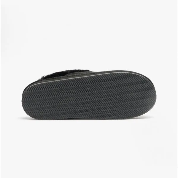 Polo Ralph Lauren KAYLEIGH SCUFF Womens Mule Slippers Black