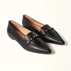 Poplar Pointed Flat - Black