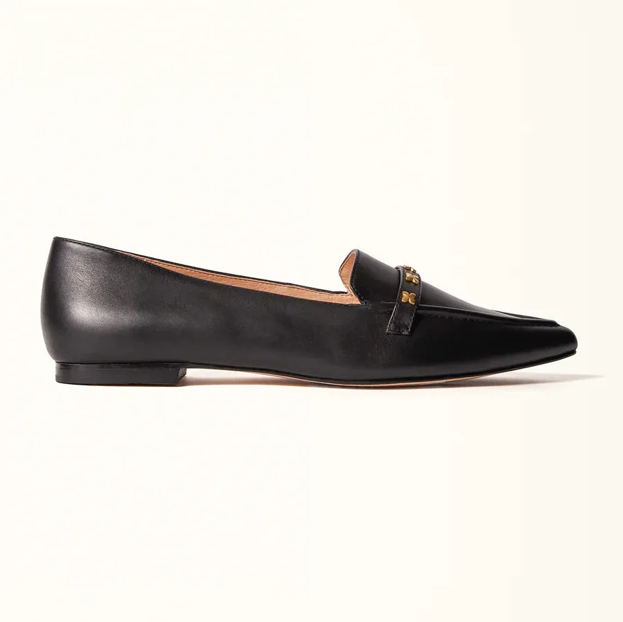 Poplar Pointed Flat - Black