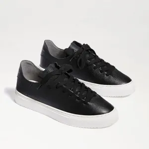 Poppy Lace Up Sneaker- Black