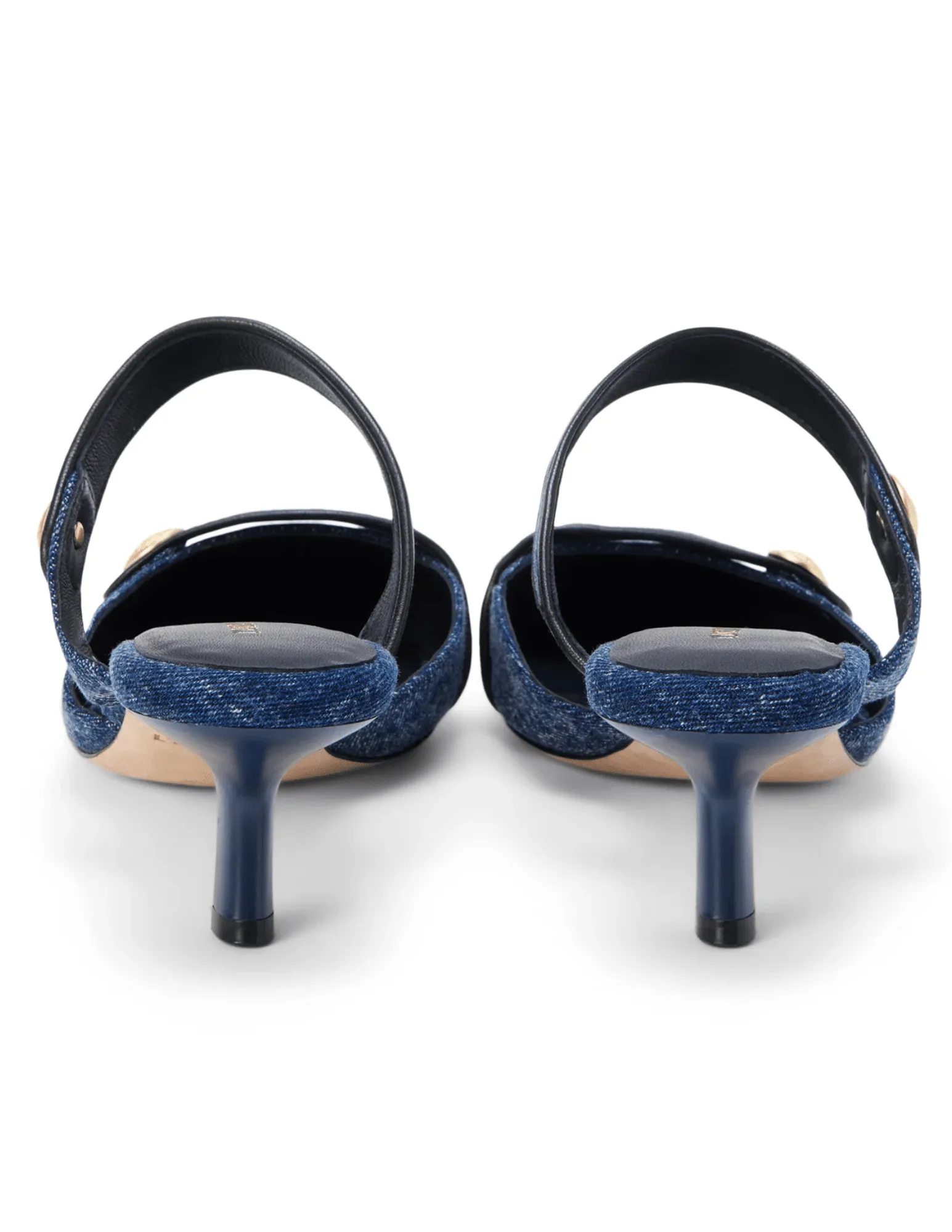 PRE-ORDER-L'Agence Gilliane Denim Mule Pump