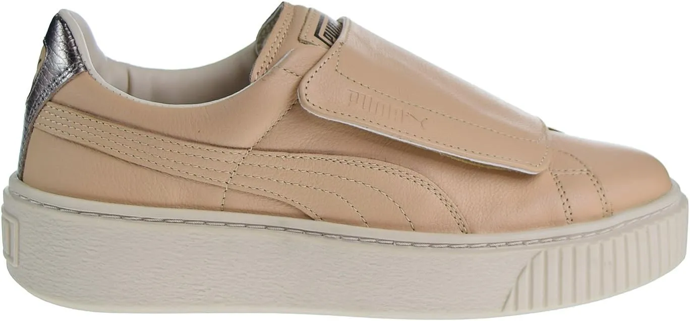 Puma Platform Strap Up Women's Sneakers Natural Vachetta/Birch 364951-01 (8.5 B(M) US)