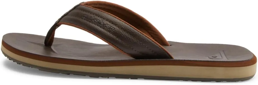 Quiksilver Men's Carver Suede Deluxe Three Point Sandal