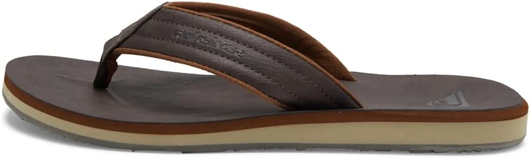 Quiksilver Men's Carver Suede Deluxe Three Point Sandal