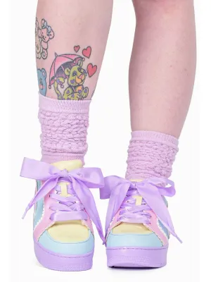 Rainbow Heartbeat Sneakers MY VIOLET