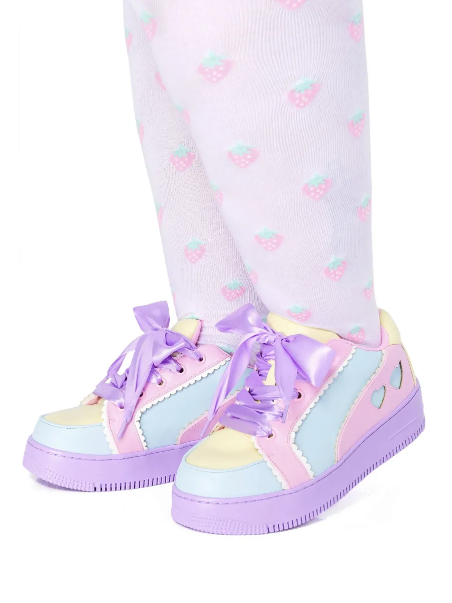Rainbow Heartbeat Sneakers MY VIOLET